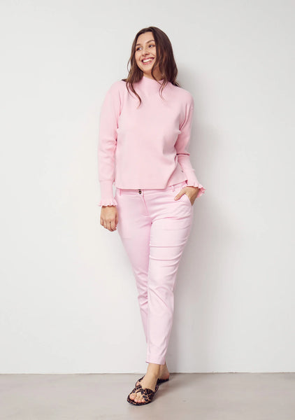Pink chino pants
