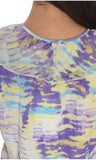 Lucky lu Lilac lime print top