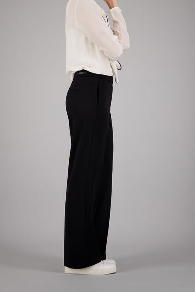 Black  wide leg pants