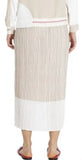 Elisa Sand off white mini dot skirt