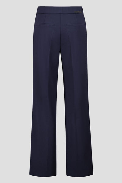 Red wide leg pants