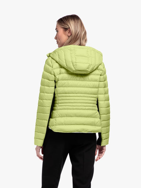 Lime Short  hooded Down