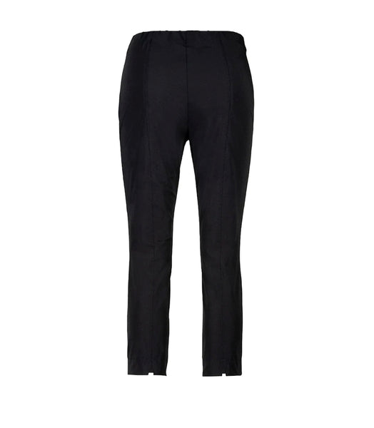 Black techno crop pants