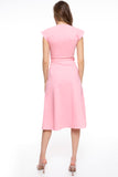 Pink Cotton Dress In Store