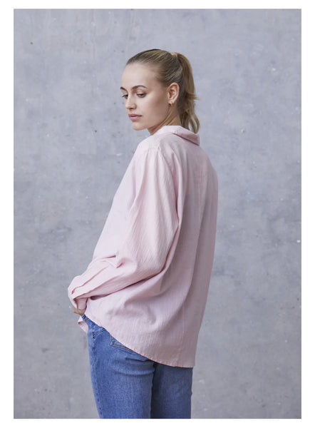 Pink linen mix Shirt / Top