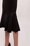 Lace insert Black Skirt