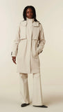 Stone rain parka