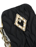 Elisa black gold bag