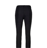 Black techno crop pants