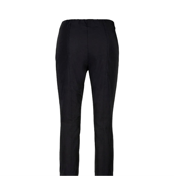 Black techno crop pants
