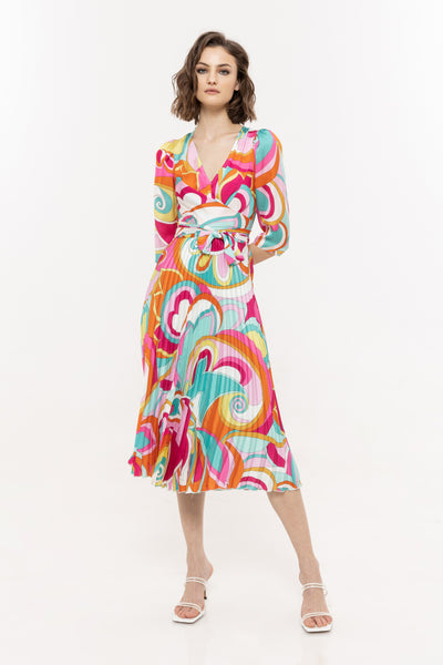 Print midi Dress