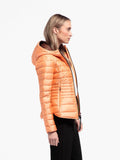 Mandarin short hooded Down