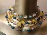 Aqua Lime necklace