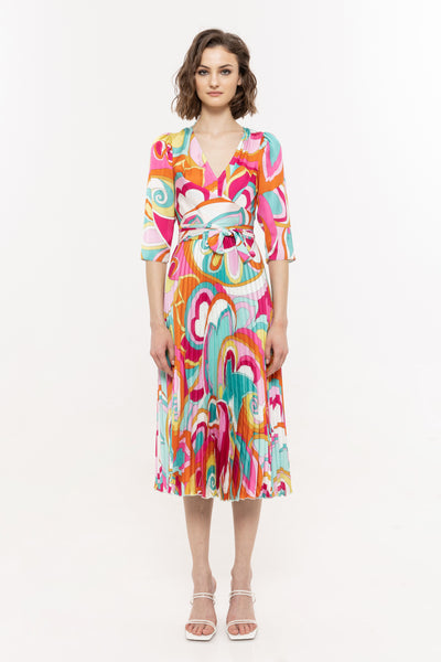 Print midi Dress