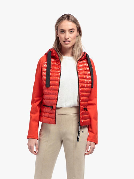 Orange scuba sleeve jacket