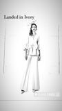 Pant suit  “Ivory “ Available In Store
